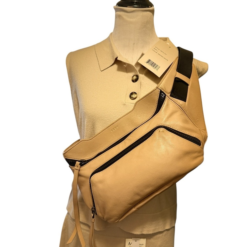 DKNY Tan Leather BELT BAG Bag - Picture 11 of 14